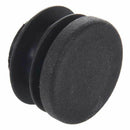 15pcs Black 19mm Dia Round Plastic Blanking End Cap Tubing Tube Insert X8Z7