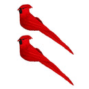 2Pcs Artificial Feathered Birds for Christmas Ornament Decorations, Arts and