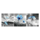 3pcs 5D DIY Full Drill Diamond Painting Flowers Cross Stitch Embroidery Kit