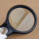 3 LED Light 45X Handheld Reading Magnifying Glass Lens Jewelry Watch Loupe