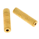 Metal 3.5mm TRS Female to Female Stereo Jack Adapter Audio Connector