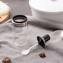Seasonings With Spoons, Kitchen Supplies, Glass Seasoning Jars, Sealed, Wat F5W5