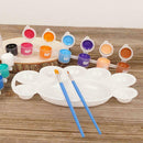 12 Colors/Set Artist Paint Watercolor Draw Painting Pen Tube Brush Kit Box X8V3