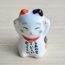 Japanese Ceramic Lucky Fortune Cats Chopsticks Rest Holder Cutlery Stand Hot