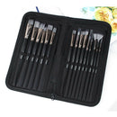 15sizes For Adults Kids Artist Paint Brush Set Gift Sponge Stationery Beginners