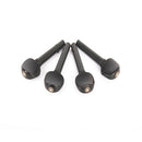 4pcs Ebony Violin Tuning Pegs Tuners with End Pin Fiddle Strings Instrument