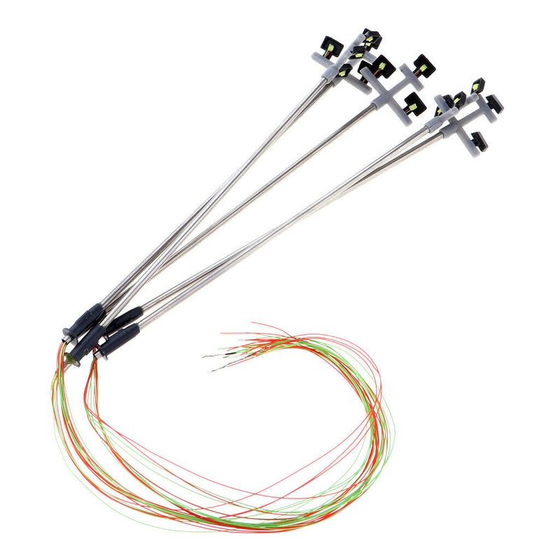 10x Building HO OO Scale Post Railway LED Street Lights