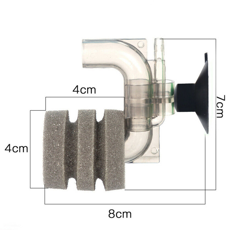 Shrimp Reduce Noise Oxygen Increase Easy Apply Fish Tank Filter With Suction Cup