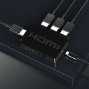 HW-HD301M 3 Port 1080P HDMI Switcher 3x1 HDMI Splitter Adapter w/Remote Control