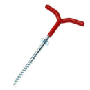 Outdoor Screw Fixed Nail Ice Auger Spiral Drill Rod Holder Fishing Tackle