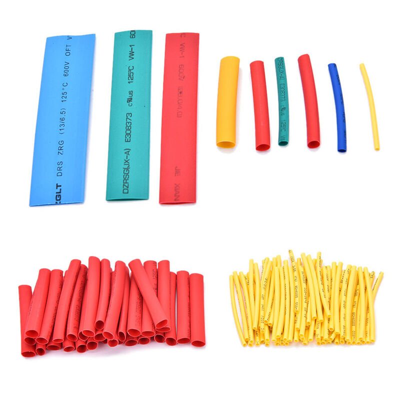 260XAssortment 2:1 Heat Shrink Tubing Tube Sleeving Wrap Wire Kit Set 8Size Y Hn