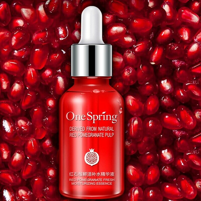 One Spring Red Pomegranate Hydrating Essence Liquid Moisturizing Nourishing R1H5