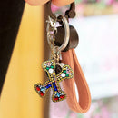 DIY Key Chain Diamond Painting Letters Women Bag Keyring Pendant Gift (X)