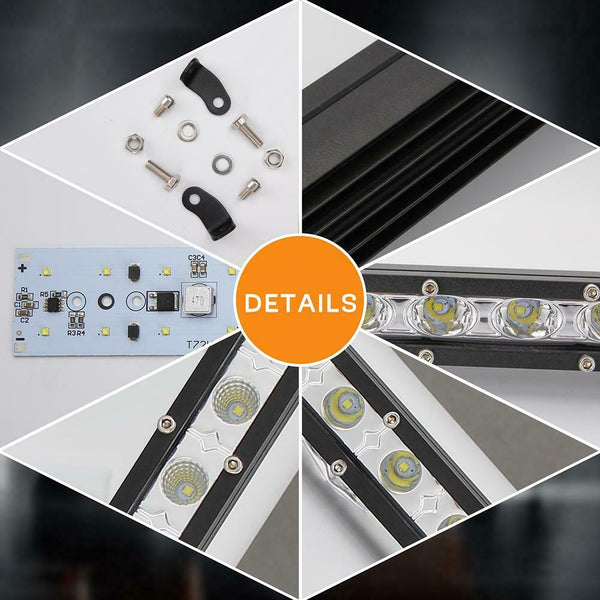 14 Inch 36W LED Work Light Bar Ultra Thin Waterproof Offroad Driving Lamp A#S