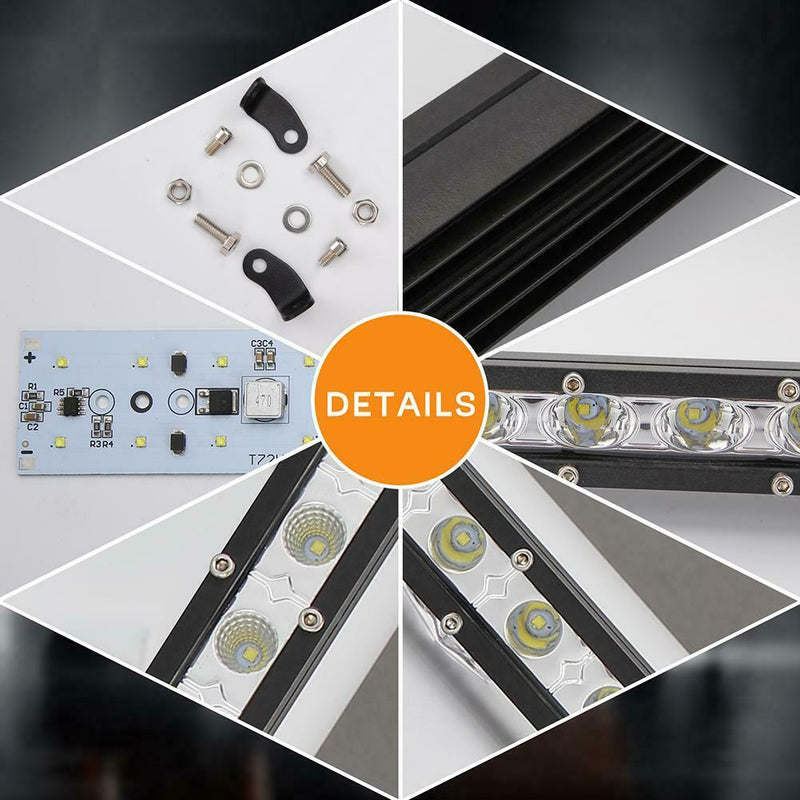 14 Inch 36W LED Work Light Bar Ultra Thin Waterproof Offroad Driving Lamp A