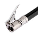 Lock On Chuck Flexible Hose Tire Inflator with Air Pressure Gauge Pistol