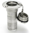 Marine Boat Fuel Deck Fill Filler Keyless Lift Cap 316 Stainless Steel 38mm