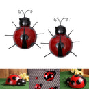 Metal Wall Decor, Wall Art, Wall Sculpture, Ladybug Hanging Decoration,