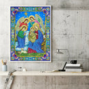 5D DIY Special Shaped Diamond Painting Religious Cross Stitch Mosaic Kit