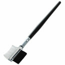 Women Double-sides Brow Comb Eyebrow Brush Wood Holder Make-up Cosmetic Mak V3V2