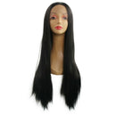 Human Hair Wigs Brazilian Hair Wig Natural Hairline Long Straight Hair Blac