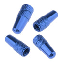 Tyre Tire Valve Air Caps Cover Screw Car Bike Bicycle Motorbike Blue