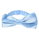 New boys Children kids Solid Bow Tie Pre tied Wedding Party satin bow tie Y1T6