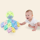 Plastic Geometric Building Blocks Retro Number Blocks Child Education Toys