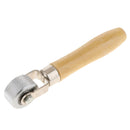 Wooden Handle Car 37mm Bearing Tire Patch Roller Puncture Repair Tool 20mm