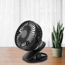New Portable Handheld Small Fan New Clip USB Fan Charging Desktop Mini Port