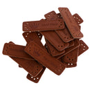 20pcs DIY Retro Synthetic PU Leather Tags DIY Handmade Sew Label Patches 1#