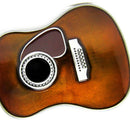 Music Guitar Body Belt Buckle Zinc Alloy Metal Country Western Classic
