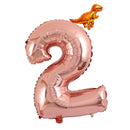 Digital Number 2 Balloons Huge Giant Balloons Foil Mylar Number Balloons For