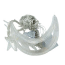 LED Curtain String Light 8Mode Star Moon Fairy Night Light  (EU Warm Light) A