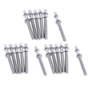 18 Pieces 5mm Drum Tension Rods with Washers / Drum Screws / Tension Screws