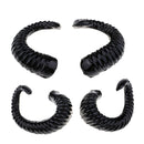 2x Artificial Ram Horns Headband Halloween Witch Demon Costume Indie Gothic