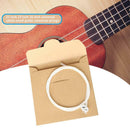 4pcs/set Ukulele Strings Replacement Part for 21 23 26 inch Ukulele White