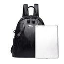 Fashion Women PU Leather Shoulder Bag Teenage Girl College Daypack Backpack
