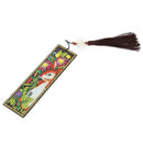 DIY Special Shaped Diamond Painting Leather Tassel Bookmark Creative Gift