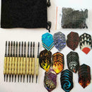 Safety Dart set - 12 Darts+30 Dart Wings + Dart Head Safety Dart I6S1 A0B0 V9Q2