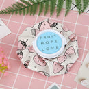 Cold Hot Water Bag Reusable Ice Bag Cup Therapy Pain Relief (Strawberry)