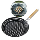 Folding Handle Grip Grill or BBQ Hot Plate Pans, Cooking Tools Baking Mold Tray