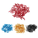 100pc Aluminum Bike Bicycle Brake Shifter Inner Cable Tip Wire End Cap Red