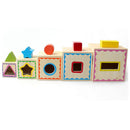 Nesting and Stacking Blocks: Numbers, Shapes, and Colors, Shape Sorting Cube