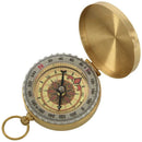 Classic Brass Pocket Watch Style Camping Compass M9V8