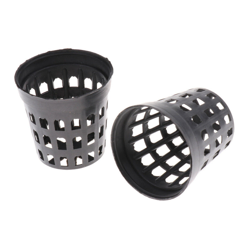 100 pcs Aquatic planting basket Aquarium Plastic Pot Water Grass Cultivat M