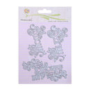 3pcs/set Mother's Day Metal Cutting Die Stencil DIY Scrapbooking Album Card
