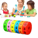 6pc Magnetic Children Preschool Montessori Educational For Children Plastic Z0C5