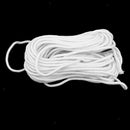20 Meters WHTIE Polyester Braided Anchor Rope Line For Sail Boat Kayak Canoe
