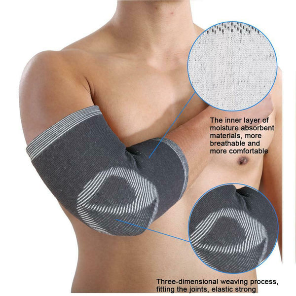 Breathable Basketball Elastic Elbow Support Protector Arm Warmers Pad  #JT1